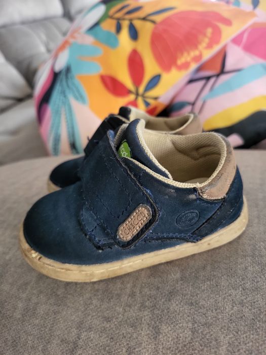 Sapatos Chicco azul marinho camurça 20
