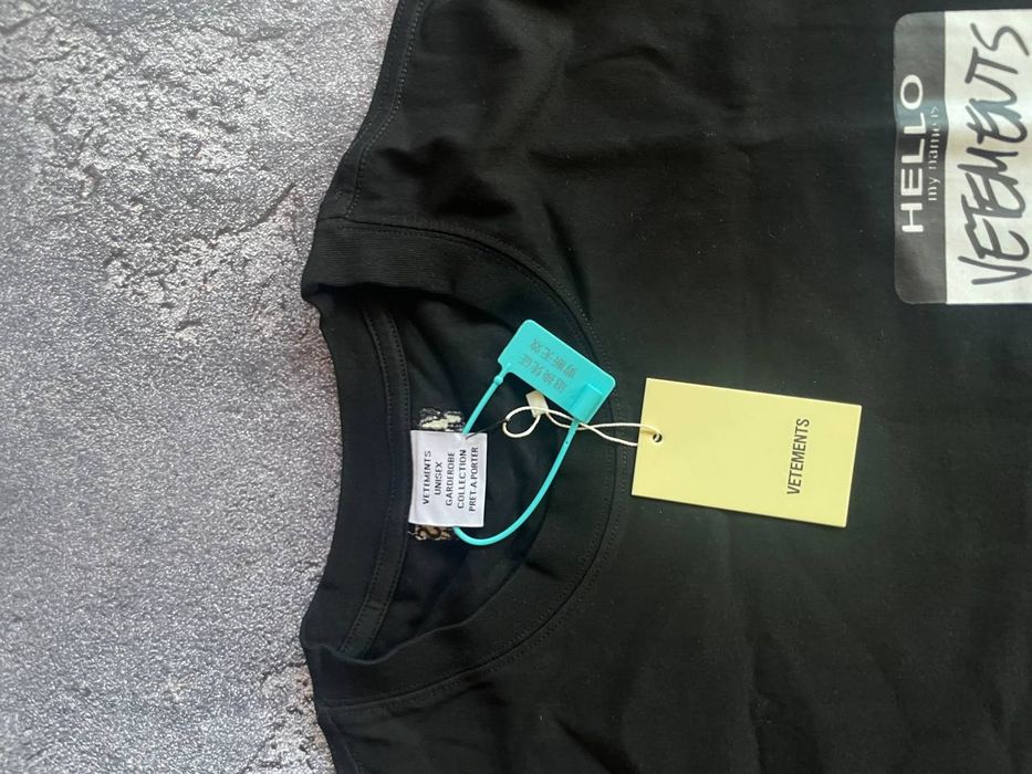 T-Shirt Vetements big logo oversize