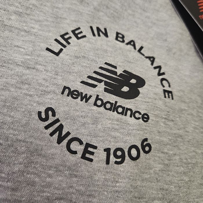 Nowa szara bluza New Balance crewneck
