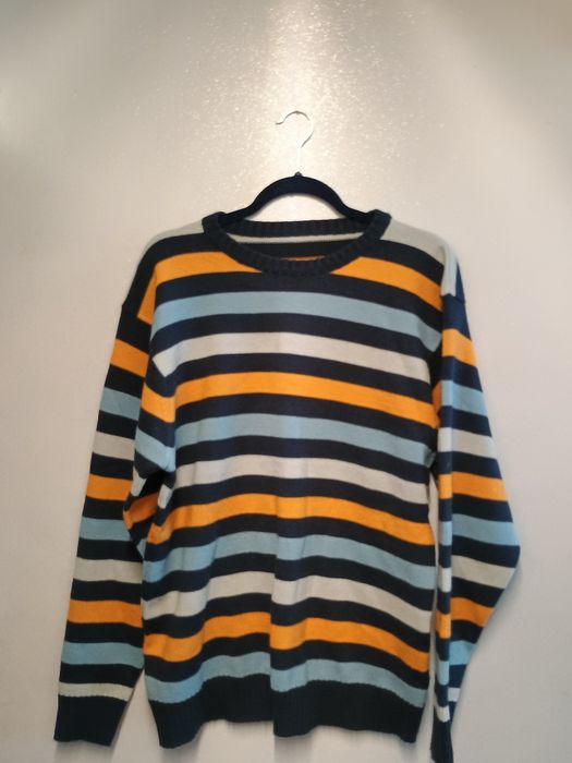 Sweter w paski XL męski
