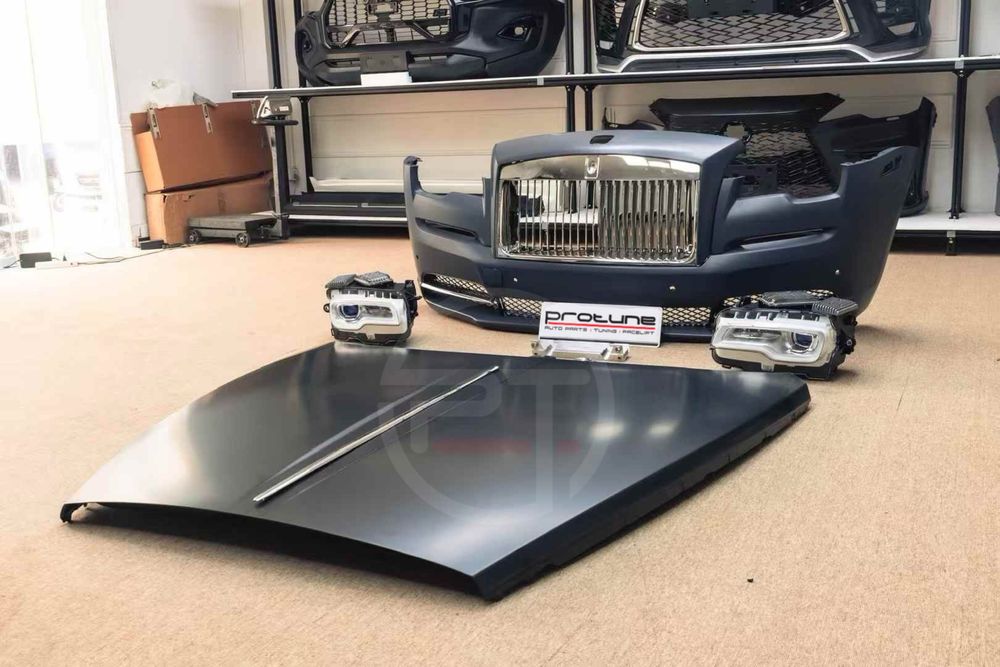 Рестайлинг обвес Rolls-Royce Wraith Бампер Решетка Капот Фары