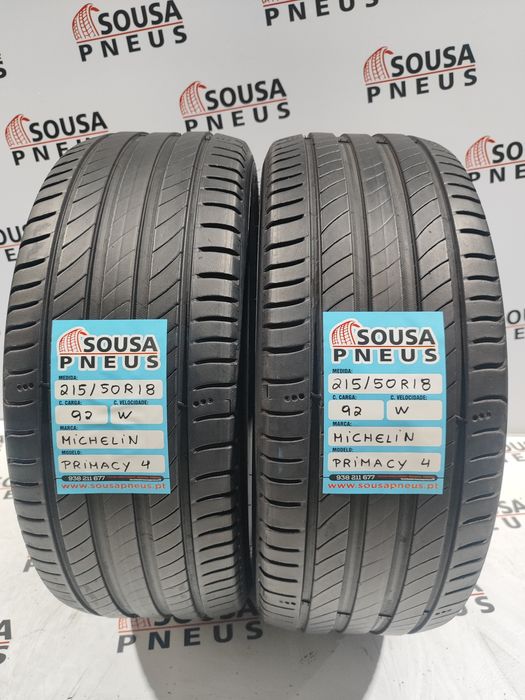 2 pneus semi novos 215-50R18 Michelin - Oferta dos Portes