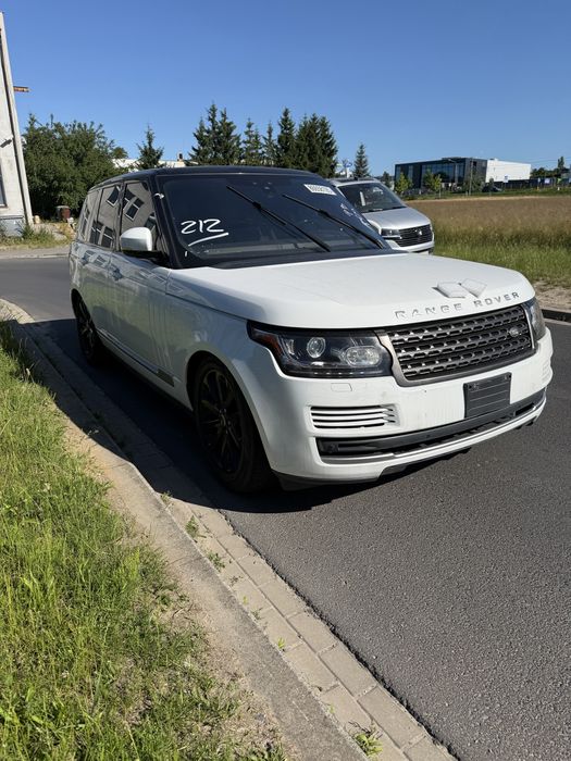 Range Rover 2017 bezwypadkow,uszkodzony silnik