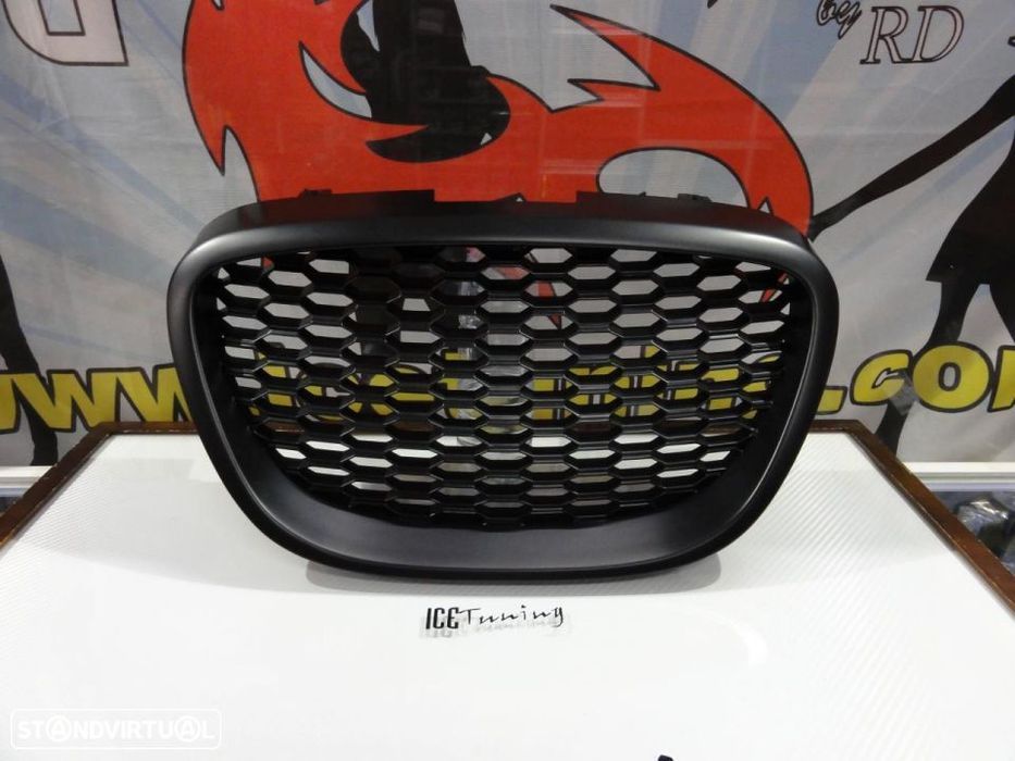 Grelha Frontal Sem Símbolo para Seat Leon 1P / Seat Altea / Toledo 2005-2009 estilo Cupra em plástico ABS