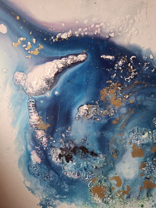 Abstrakcja.  Akryl na płótnie