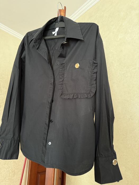 Чорна котонова сорочка Imperial