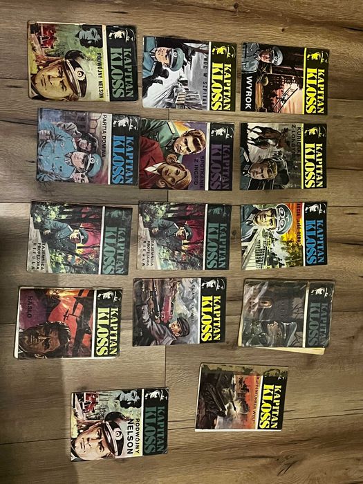 Kapitan Kloss – 14 komiksów, wydanie II, lata 80., PRL