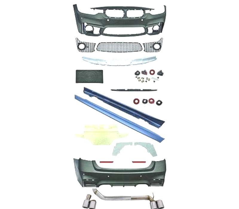 KIT CARROÇARIA BMW F30 LOOK M3 PDC