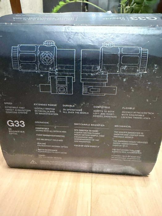 EoTech Kolimator + Powiększalnik