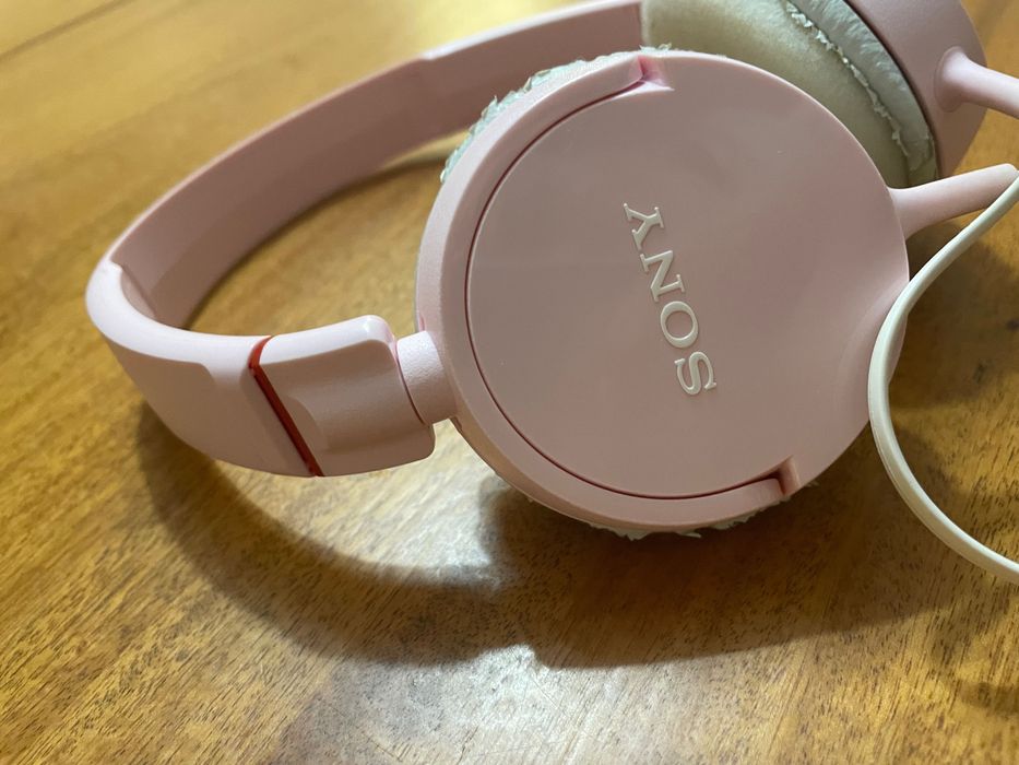 Headphones Sony rosa pastel