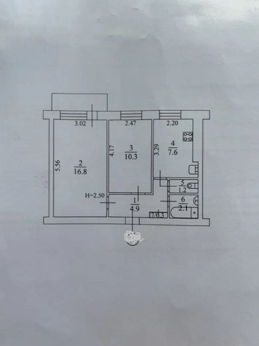 Продаж 2 кімнатної квартири на Намиві (л1)