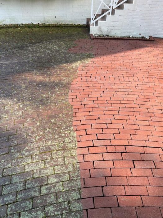 Czyszczenie kostki brukowej oraz fasad