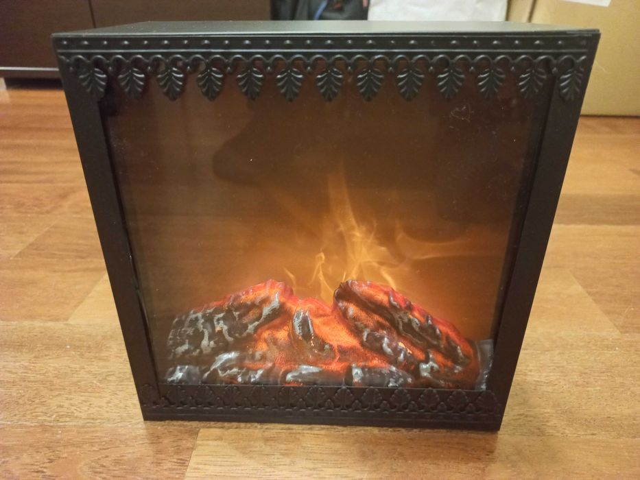Sztuczny kominek do pokoju na biurko