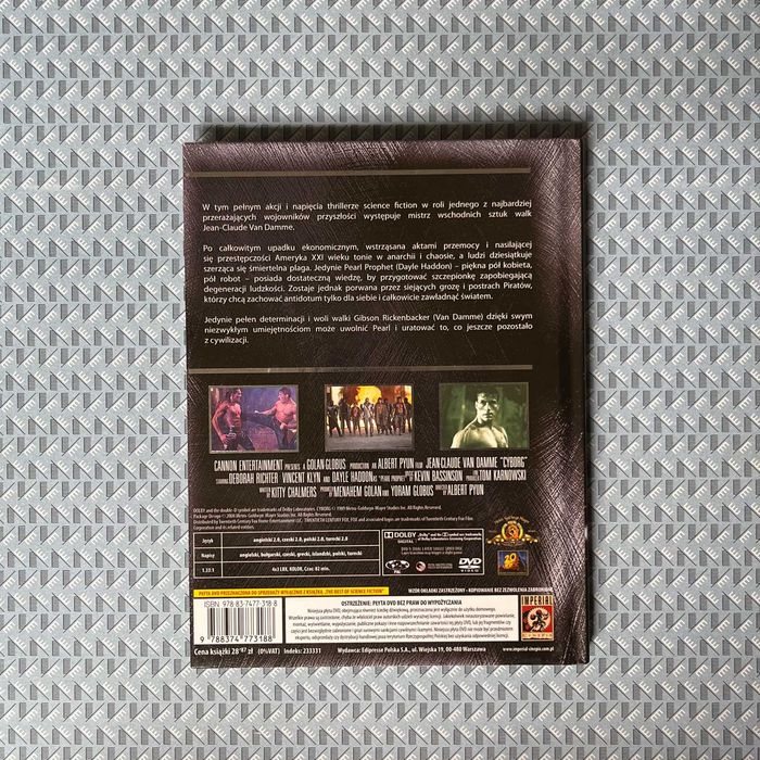 CYBORG dvd Nieziemska Kolekcja Filmowa TOM 22