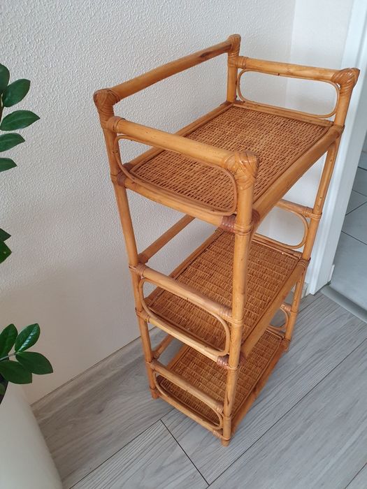 Pułki stojące ratan-bambus