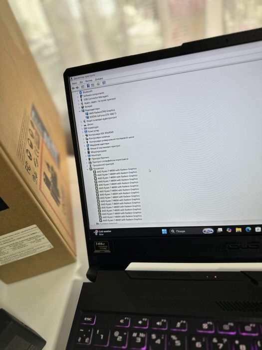 ‼️Asus Tuf A15‼️Ryzen7 16ядер/1660Ti-6GB/144Hz/512GB/16GB !!!