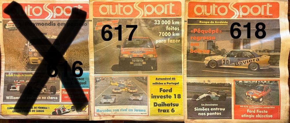 Vendo jornais AutoSport - ano 1989 (1)