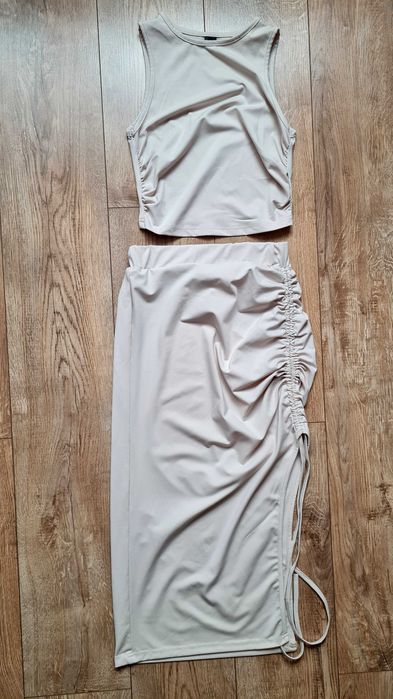 Nowy top i spódnica- komplet Shein XS/XXS