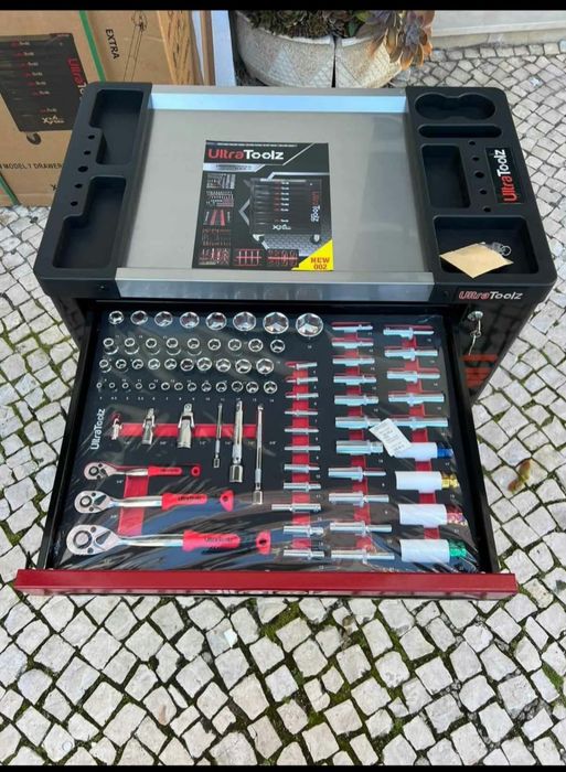 Carrinho  ultratoolz 7 gavetas 7 cheias com