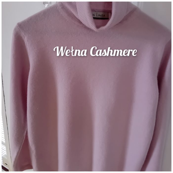 Golf z wełny cashmere
