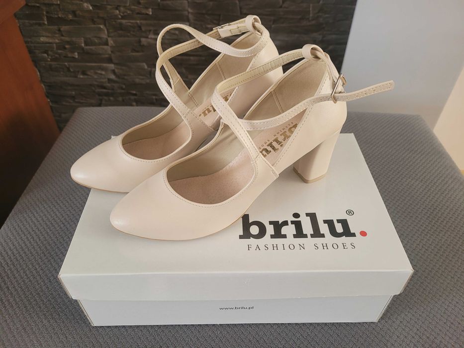 Buty ślubne Brilu. 37