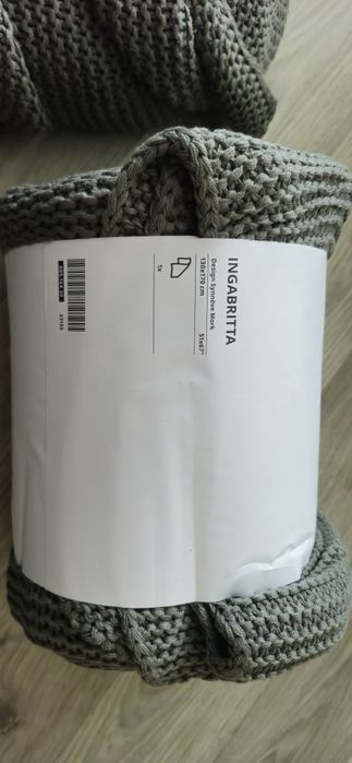 Плед вязаний IKEA 130×170