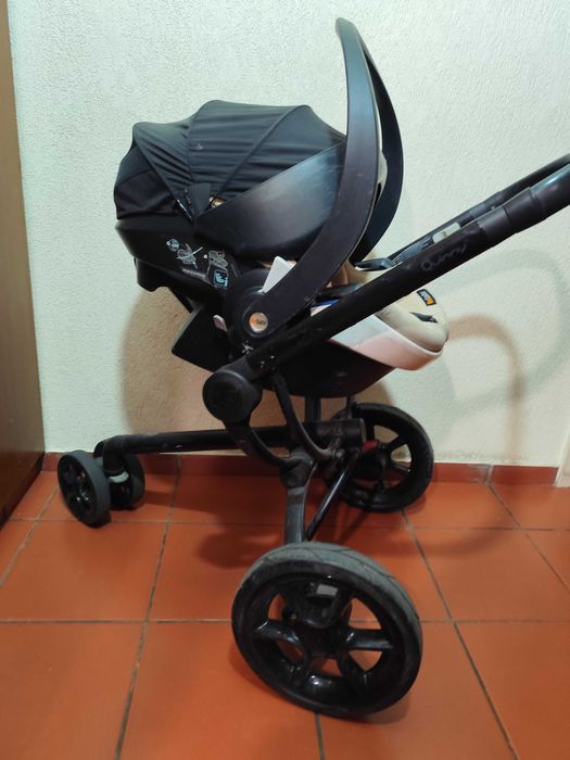 Babycoq be safe e carrinho de bebe Quinny mood