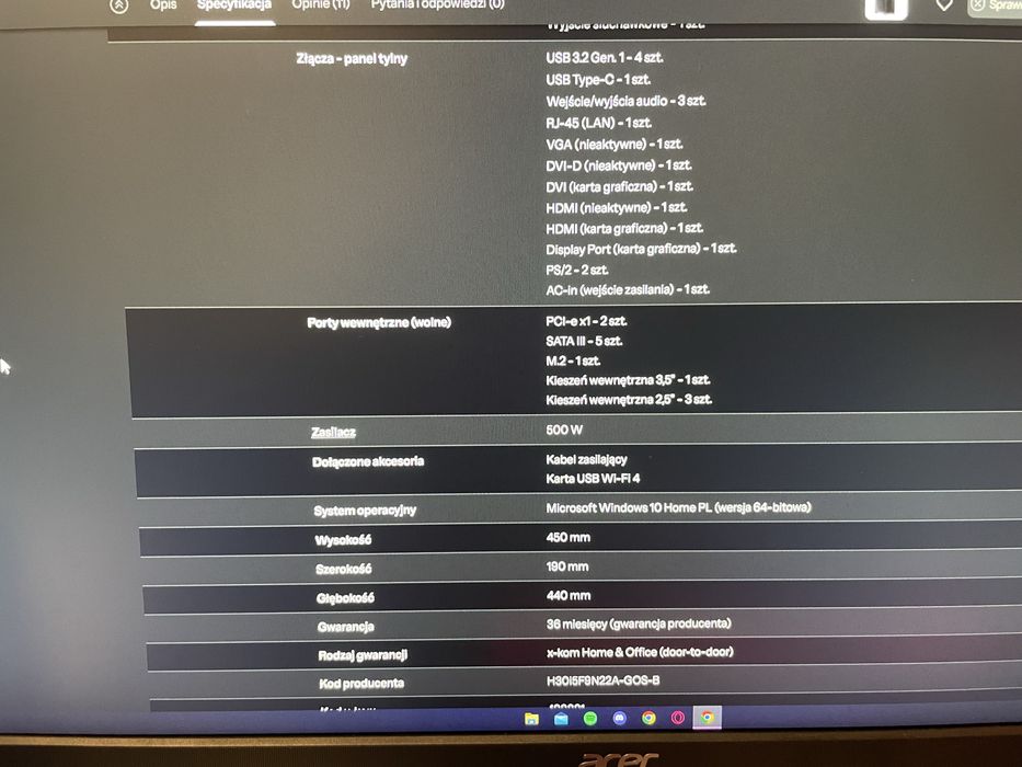 Komputer stacjonarny