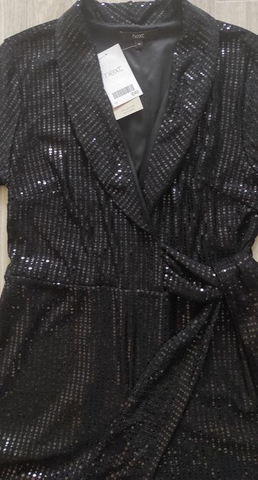 Святковий ромпер-комбінезон паєтки 46-48 next