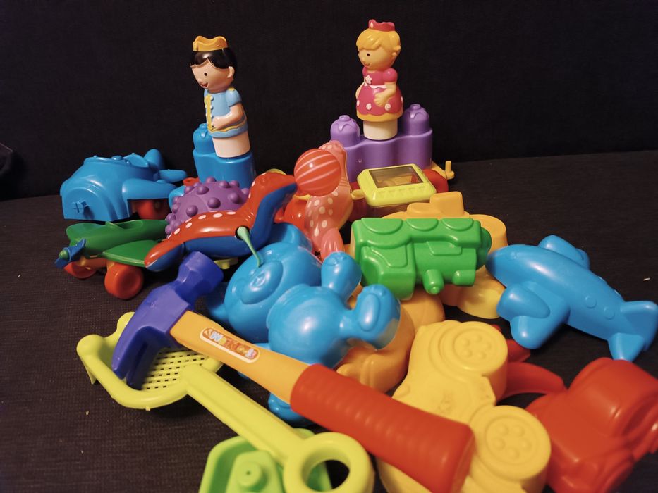 Іграшки пластикові для гри в піску для купання конструктор