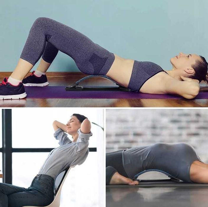 Lydia Becky rozciągacz pleców z magnesami przyrząd do rozciągania