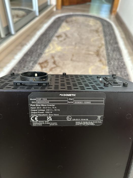 Інвертор з Німеччини Dometic  24V → 230V, 1500W, чистий синус