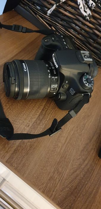 Canon Eos 70d : body obiektyw ładowarka torba wodoodporna
