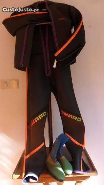 Calças náuticas térmicas de NEOPRENE (95%)+POLYAMIDA(5%)