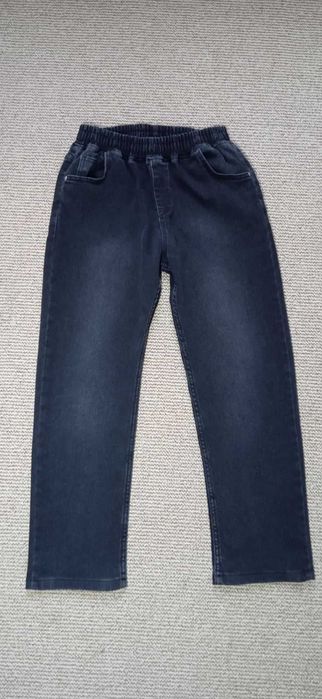 Джинси чорні штани котонові для хлопчика 14 років зріст 164