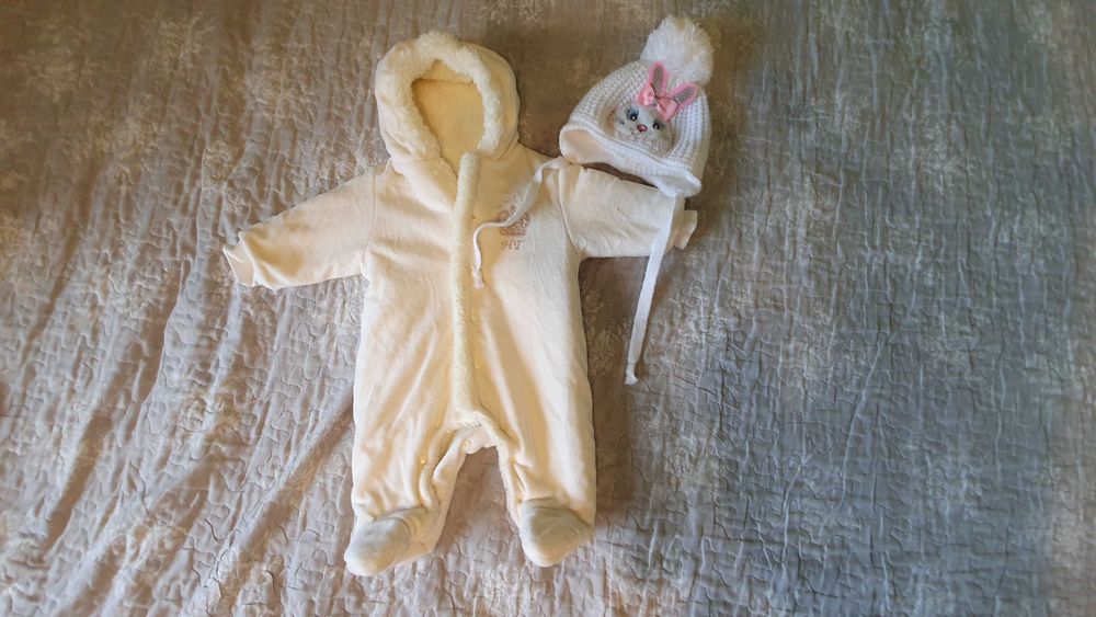 Теплий комбінезон на дівчинку або хлопчика. 56