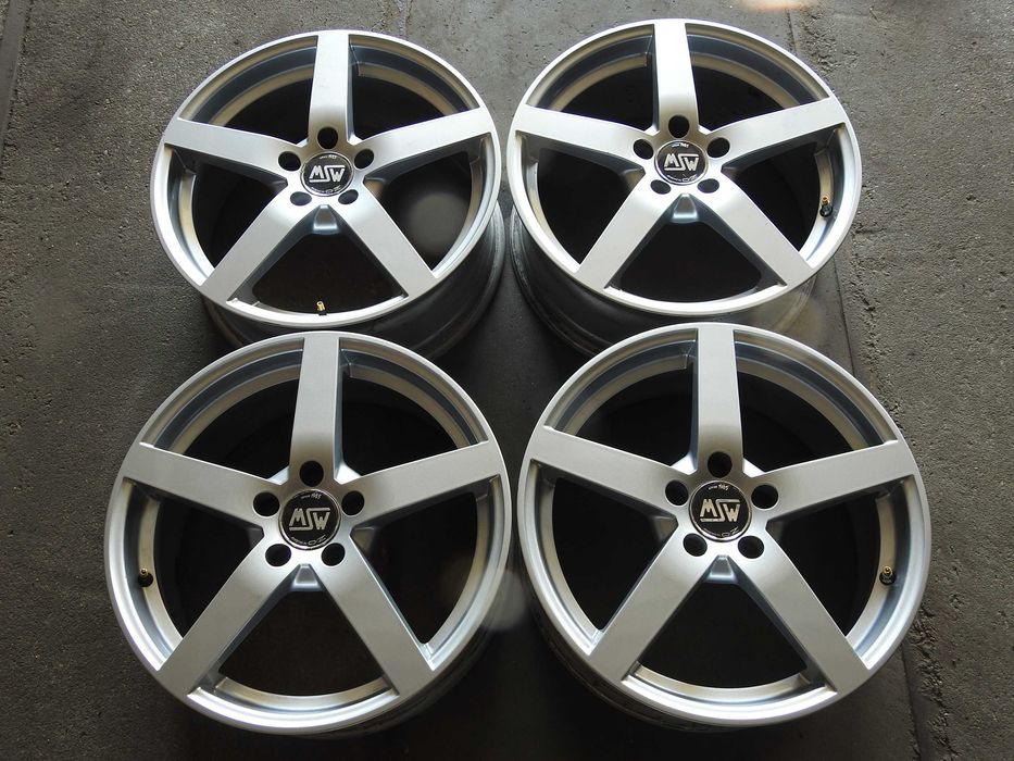 4x Alufelgi 18 5x112 7,5J ET44 dedykowane do VW SKODA SEAT AUDI MERCEDES 2022rok