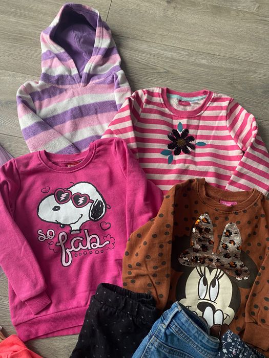 Paka ciuchów dla dziewczynki roz 104