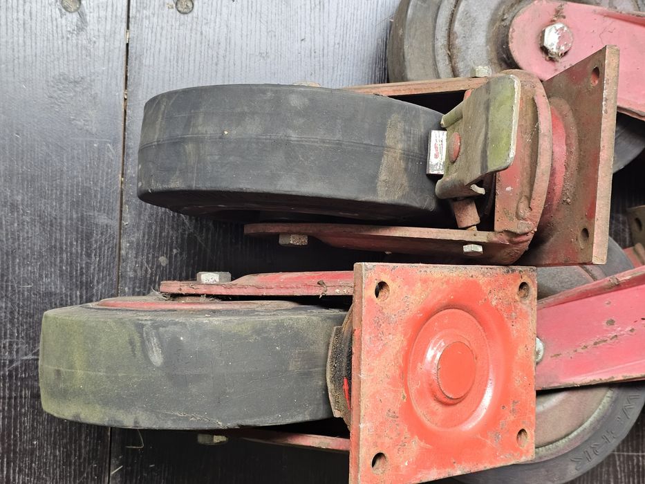 Koła Transportowe 4szt 250/80-190 Solidne Ciężkie Hamulec z hamulcem