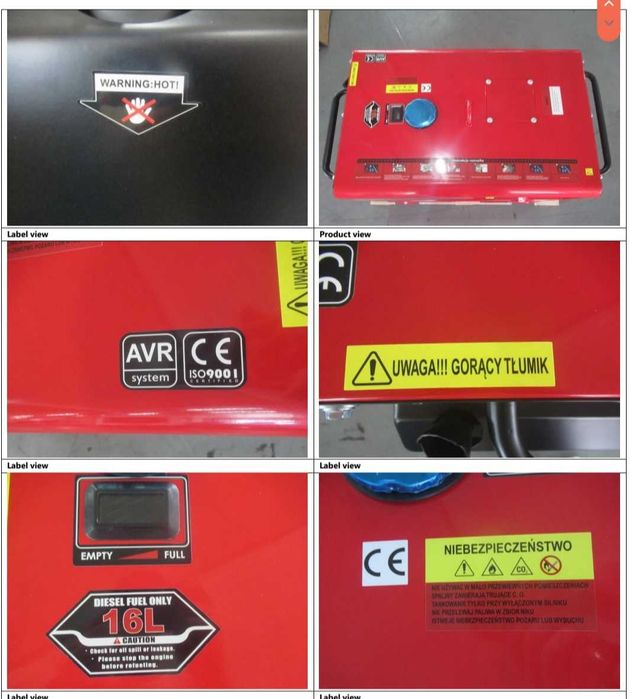 Agregat prądotwórczy DG 9500SE 9.5 KVA diesel FV