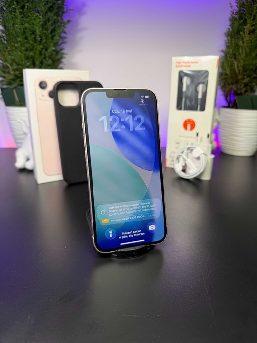 Smartfon Apple Iphone 13 | 128gb |100% bateria|Rozowy