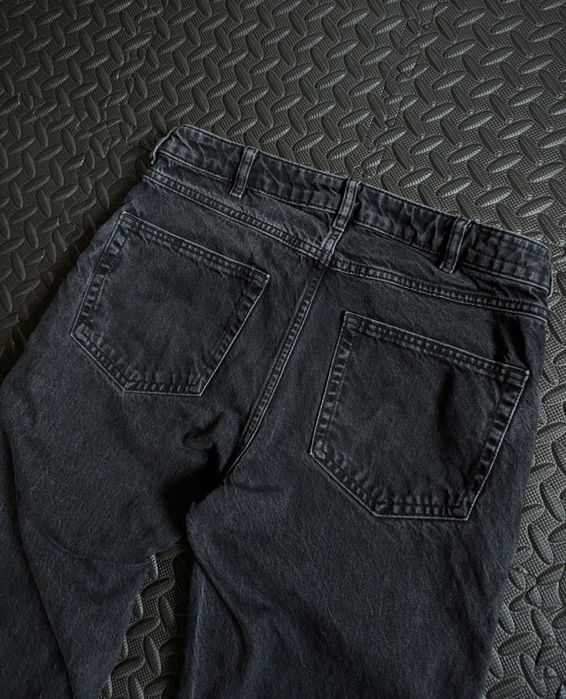 Zara flared zip jeans