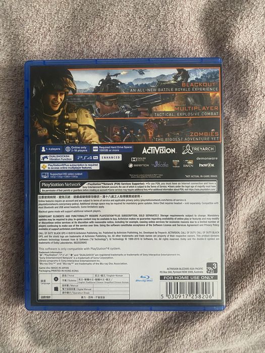 Call of duty black ops 4 ps4 игра на пс4 без русского