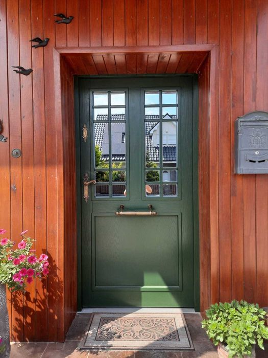 Drzwi zewnętrzne dębowe_pomiar_montaż_czyste powietrze_dostawa GRATIS!