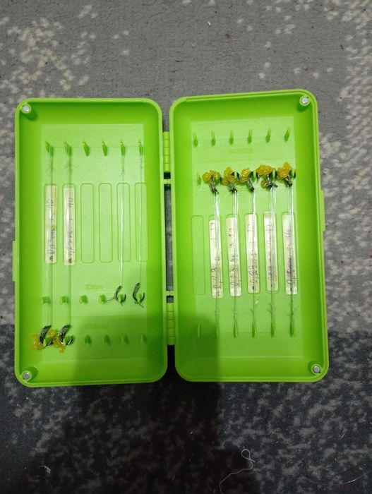 50 sztuk gotowe przypony bagnet gumka. do method Feeder