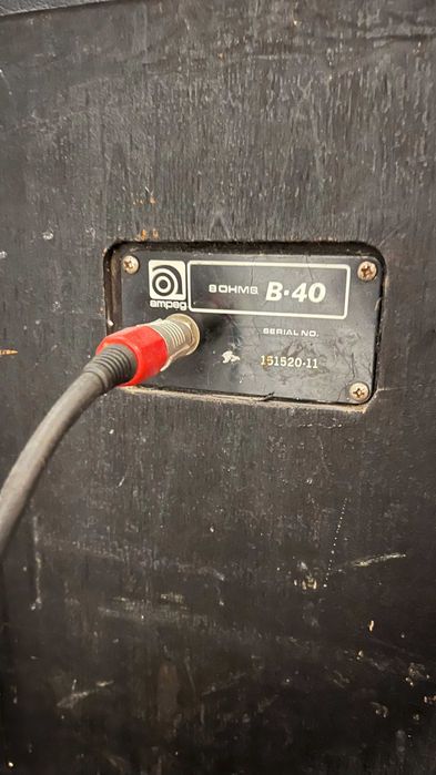 Ampeg V-4B vintage USA Magnavox + kolumna B-40, komplet lampowy