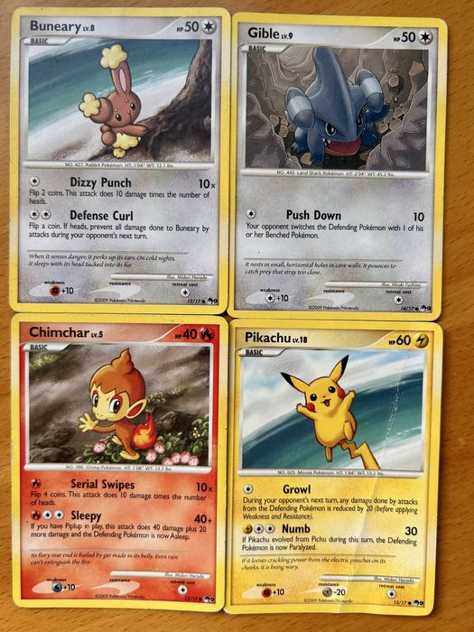 Cartas Pokemon - 100 unidades
