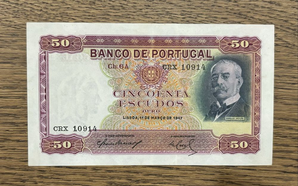 Nota 50 escudos 1947