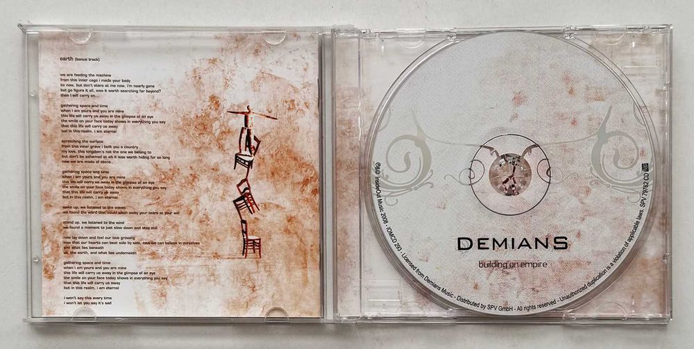 CD_Demians, Building An Empire. Muito estimado, como novo.