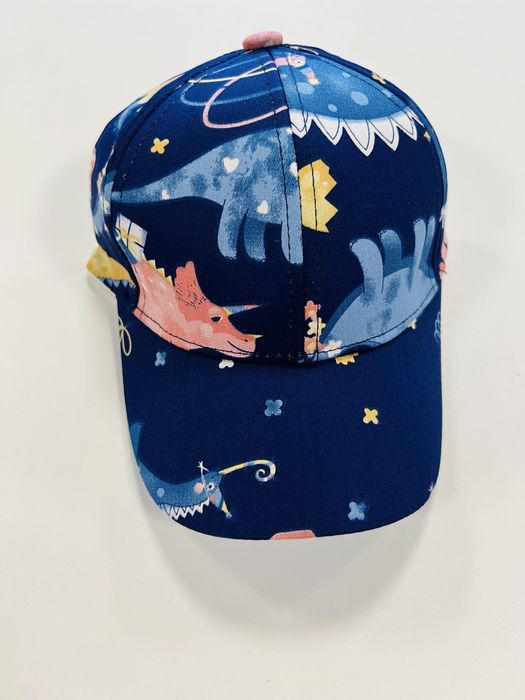 Czapka z daszkiem chłopięca dinozaury